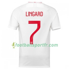 Tenue Angleterre Lingard 7 Domicile Coupe du monde 2018 Maillot de Foot